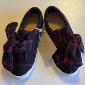 Zara Kids Plaid Slip On Shoes